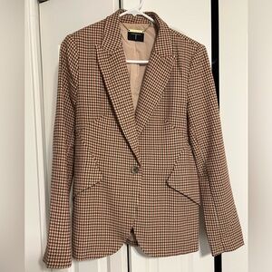 Tahari houndstooth blazer